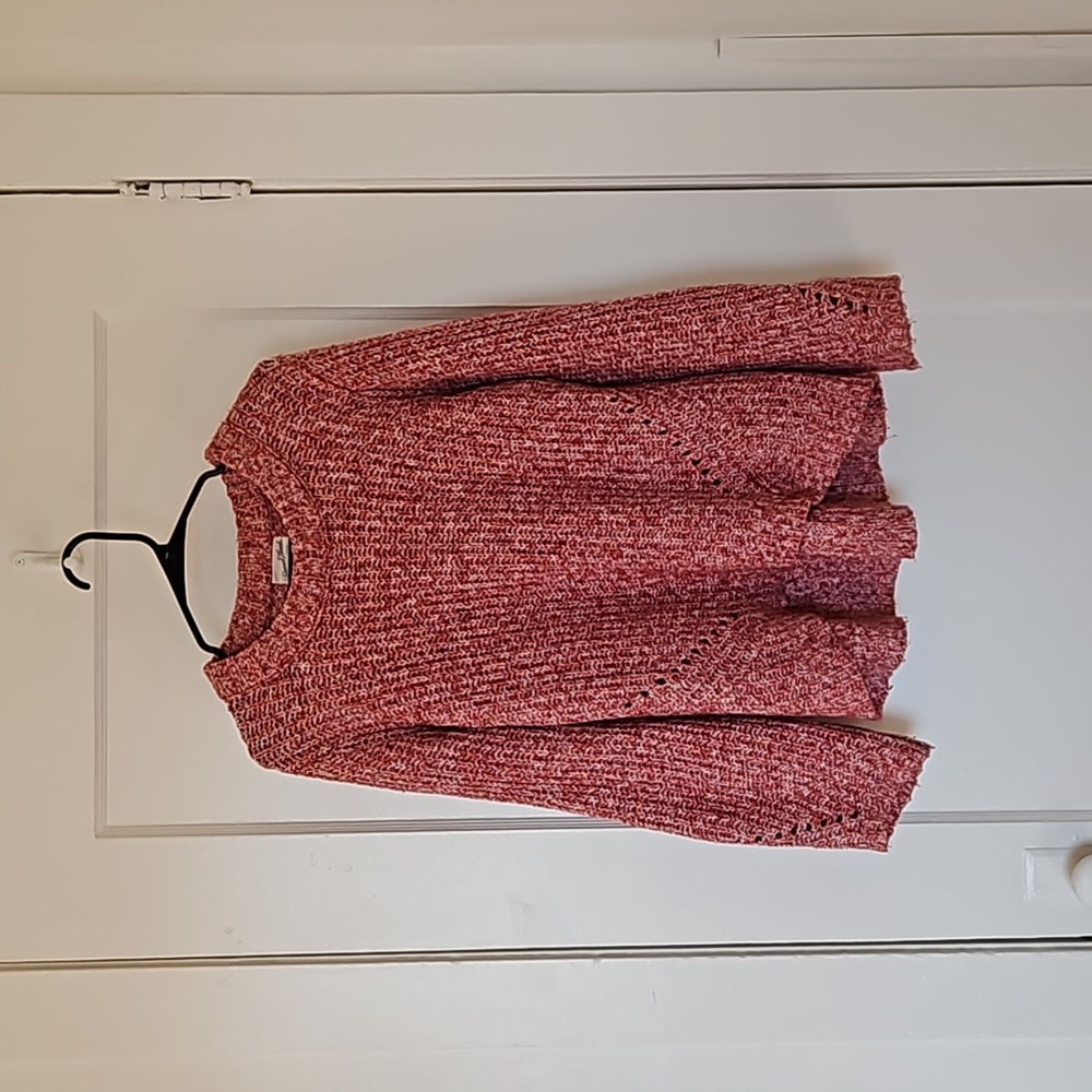 Universal Thread Women's Red Knit Sweater Size Large